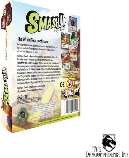 Επέκταση Παιχνιδιού Smash Up: Culture Shock για 2 Παίκτες 14+ Ετών (EN) Alderac