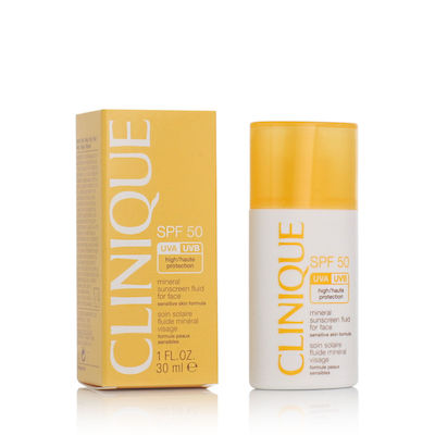 Clinique Mineral Sunscreen Fluid Rezistentă la apă Crema protectie solara Loțiune SPF50 30ml