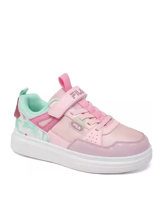 Memory Motion 3 Kinder Sneakers mit Klettverschluss Rosa
