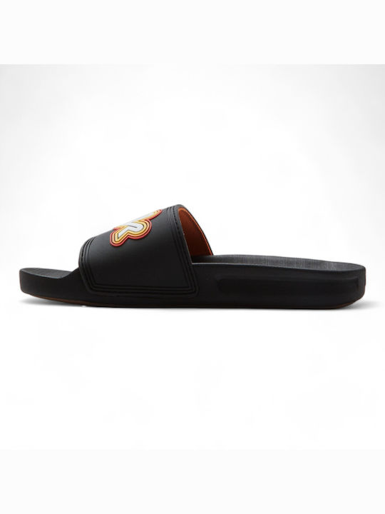 Quiksilver Șlapi pentru copii Slides Negre Rivi Wordmark