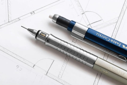 Faber-Castell Tk-fine Vario L Mechanical Pencil for Drawing Metallic 1pcs Blue