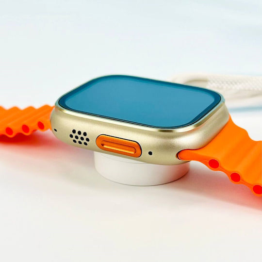 XO BK9 Ultra Smartwatch με Παλμογράφο (Πορτοκαλί)