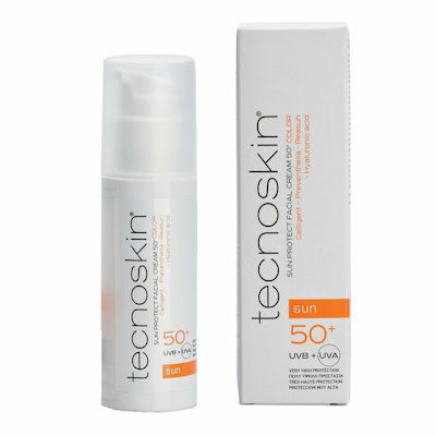 Tecnoskin Sun Protect Facial Cream Color Слънцезащитна Крем За лице SPF50 с цвят 50мл