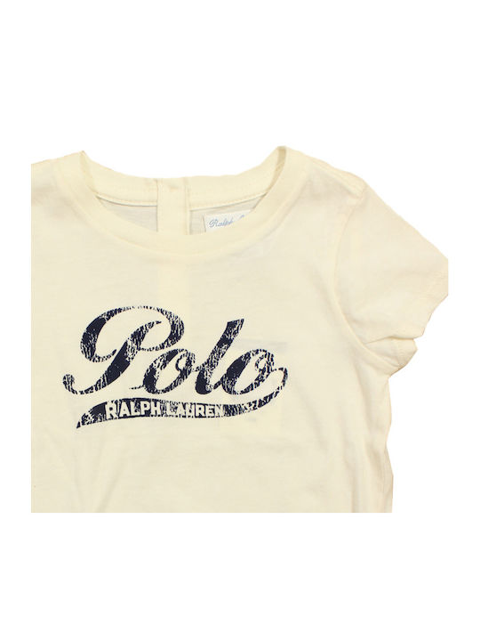 Ralph Lauren Kinder-T-Shirt Beige