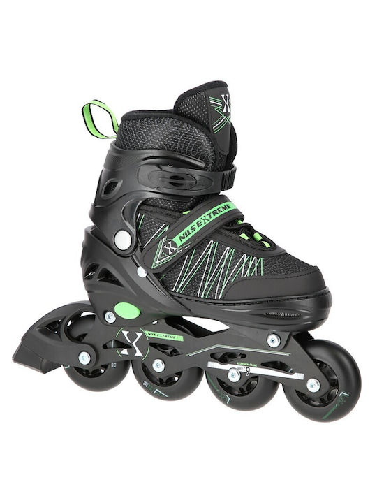 NJ Croce Kids Adjustable Inline Rollers Black