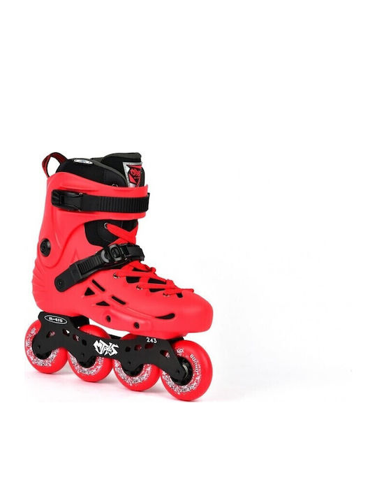 Micro MT-Plus Inline Rollers Κόκκινα/Μαύρα Ενηλίκων