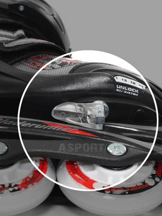 Rollerblade Bladerunner Phaser XR Combo Inline Αυξομειούμενα Rollers Μαύρα Παιδικά