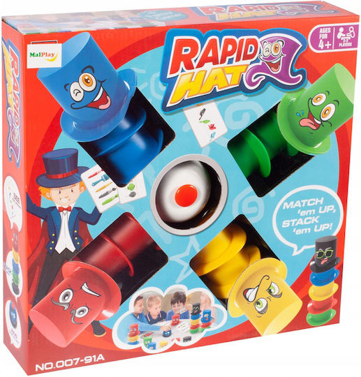Brettspiel Quick Hats für 2-3 Spieler 4+ Jahre 107224 (EN) MalPlay