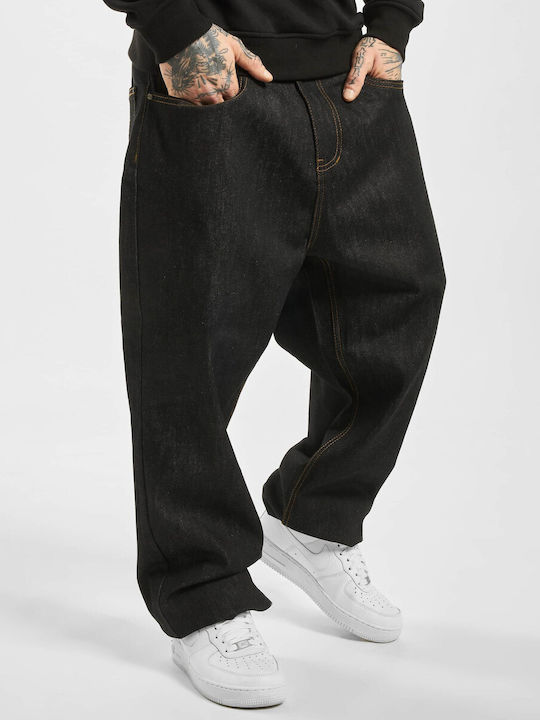 Ecko Unltd Pantaloni de blugi pentru bărbați într-o linie largă BLACK
