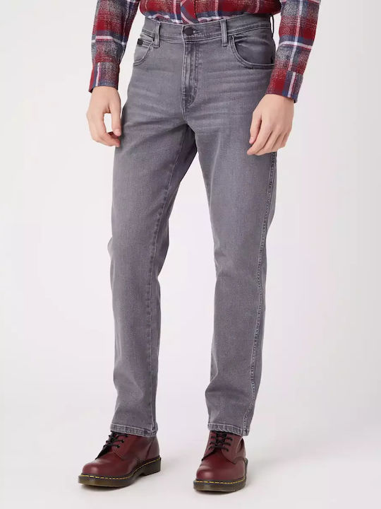 Wrangler Texas Pantaloni de blugi pentru bărbați într-o linie dreaptă Grey