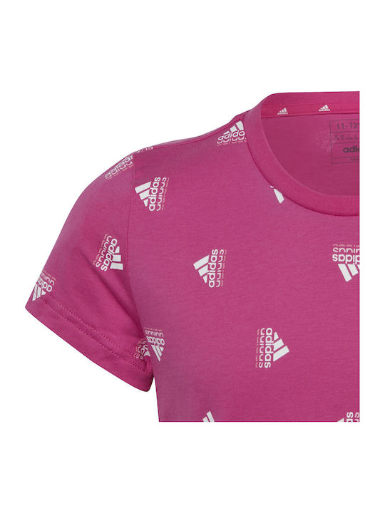 Παιδικό T-shirt Φούξια Brand Love