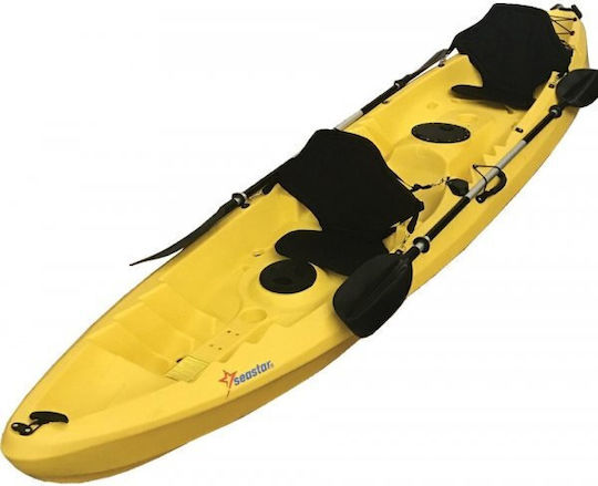 Seastar Captain II 28144 Πλαστικό Kayak Θαλάσσης 2 Ατόμων Κίτρινο
