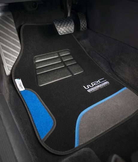 WRC Set Covorașe Față și Spate Universal 4buc din Covor Albastre