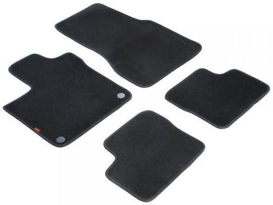 Lampa Set of Front and Rear Mats 4pcs for Renault Twingo Black