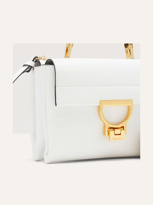 Arlettis Leather Women's Bag Shoulder White
