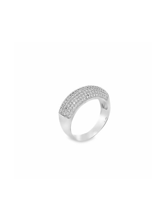 Xryseio Damen Ring mit Zirkonia aus Silber