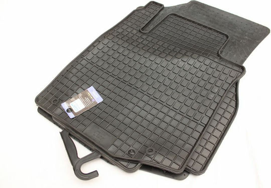 Petex Set of Front and Rear Mats 4pcs for Citroen C1 2005-2014 Black