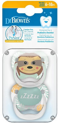 Dr. Brown's Orthodontic Pacifiers Silicone for 6-18 months 2pcs