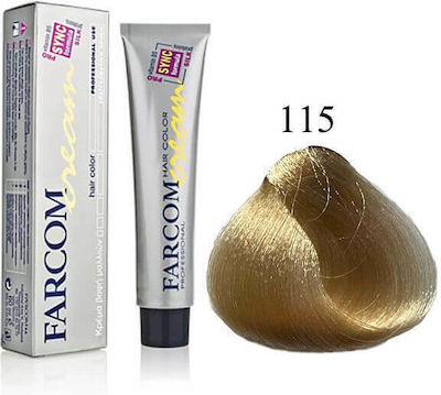 Farcom Hair Color Cream Haarfarbe 115 Blonde Very Light Champagne 60ml