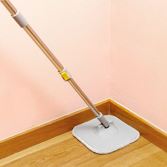 InnovaGoods Spin Parquet Mop with Microfibers