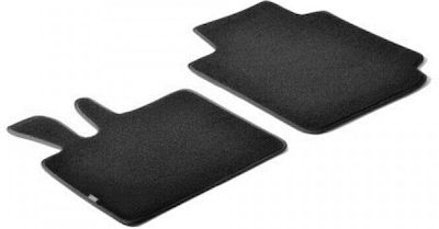 Lampa Front Mats 2pcs from Carpet for Smart ForTwo Black