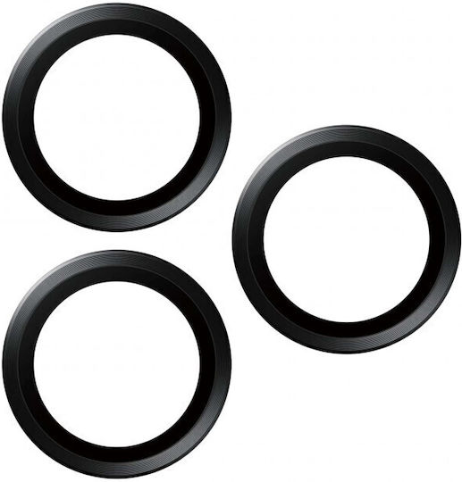 PanzerGlass Hoops Camera Protection Tempered Glass Black for the iPhone 15 Pro / 15 Pro Max 1139