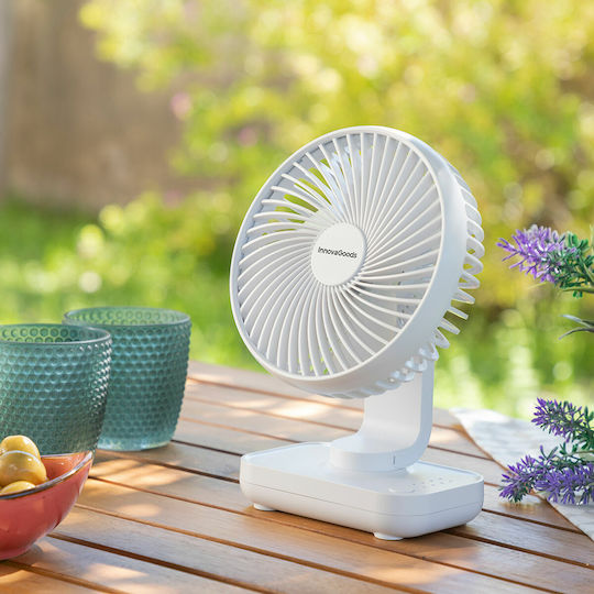 InnovaGoods USB Fan 5W White V0103855