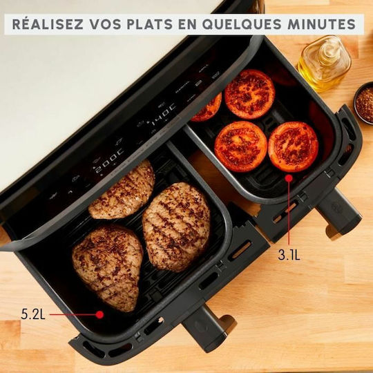 Moulinex Air Fryer 8lt Μαύρο EZ905B20