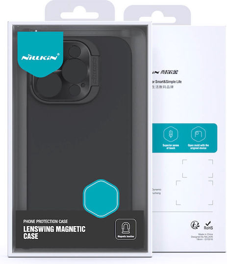 Nillkin LensWing Back Cover Plastic Magnetic Black (iPhone 15 Pro)