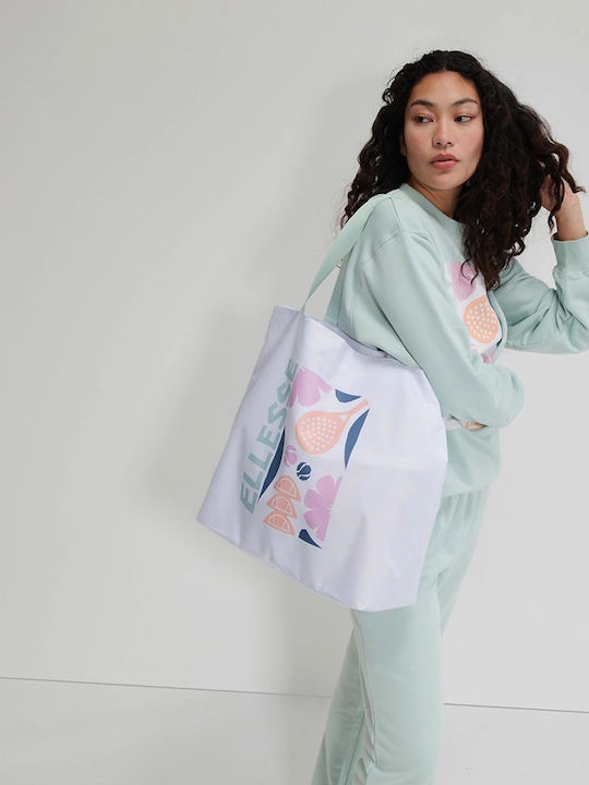 Ellesse Υφασμάτινη Τσάντα για Ψώνια σε Λευκό χρώμα
