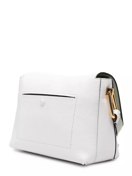 Coccinelle Liya Leder Damen Tasche Crossbody Weiß