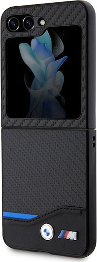 BMW Back Cover Δερμάτινο Μαύρο (Galaxy Z Flip5)