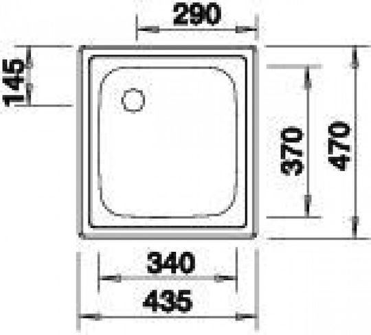 Blanco 510271 Drop-In Inox Μ47xΠ43см Сив Blanco 510271 Drop-In Inox Μ47xΠ43см Сив