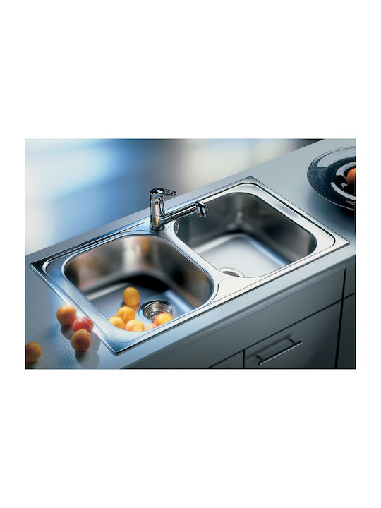 Blanco Tipo 8 511924 Drop-In Мивка Inox Ш86xД50см Сив