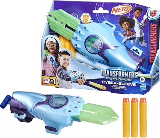 Nerf Trägerraketen Transformers Earthspark Cybersleeve Battle Blaster N-Strike Elite für 8+ Jahre