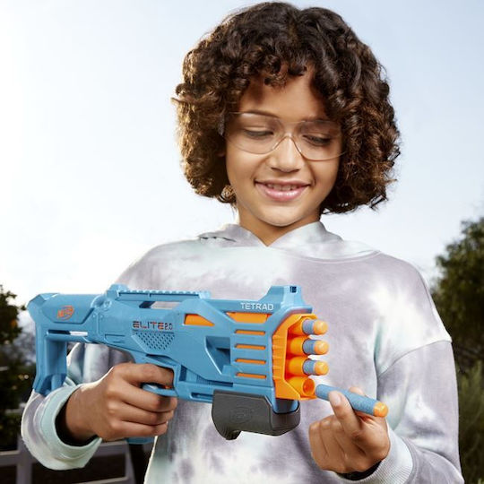 Nerf Launcher Tetrad Qs 4 Elite 2.0 for 8+ Years