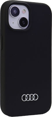 Audi Silicone Back Cover Black (iPhone 15)