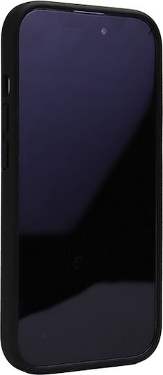 Audi Back Cover Σιλικόνης Μαύρο (iPhone 15)
