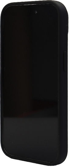 Audi Back Cover Σιλικόνης Μαύρο (iPhone 15)