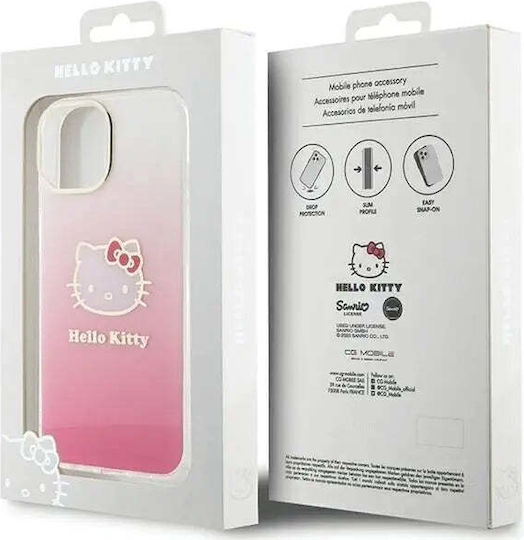 Hello Kitty Задна корица Пластмаса Розов (iPhone 15)