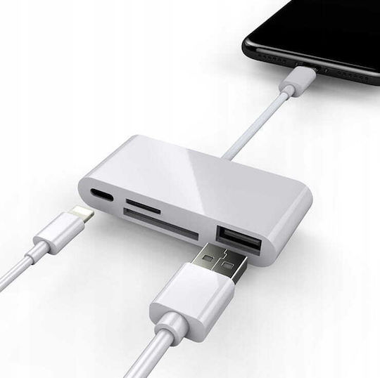 Lightning Micro Sd Usb Iphone Card Reader Adapter