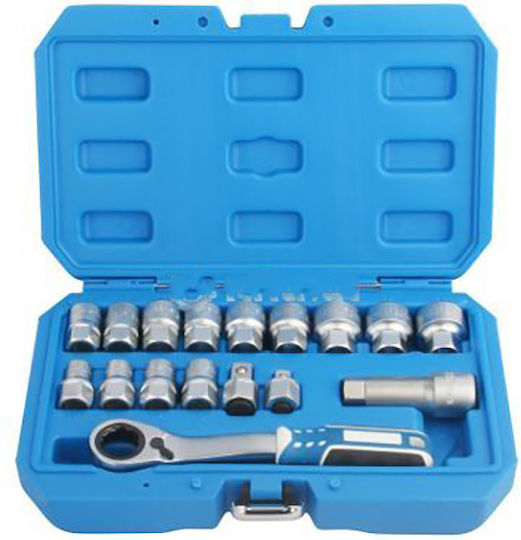 17 Pcs Go-through Socket Set