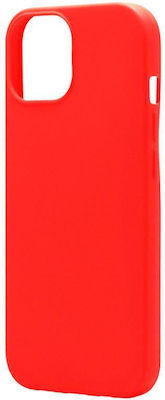 iNOS S-cover Silicone Back Cover Durable Red (iPhone 15)