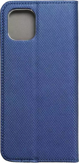 Techwave Smart Back Cover Δερμάτινο Μαγνητικό Navy Μπλε (Galaxy A03)