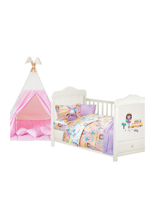 Das Home Cotton Baby Quilt Fun 6380 120x160cm Multicolour