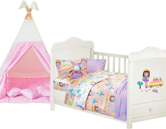 Das Home Cotton Baby Quilt Fun 6380 120x160cm Multicolour