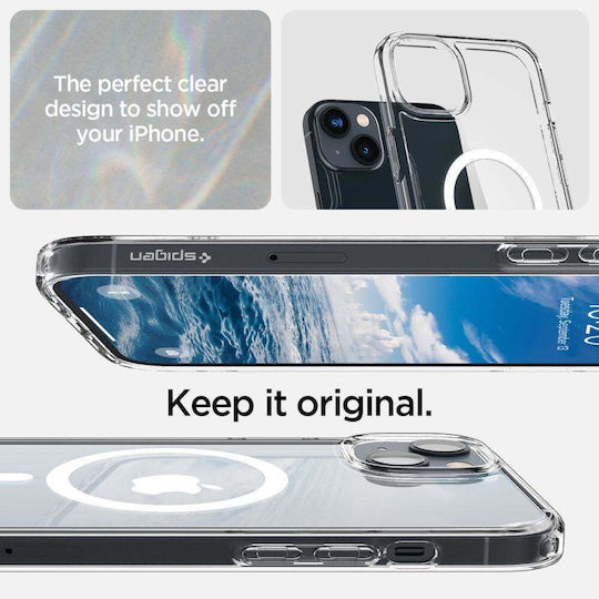 Spigen Ultra Hybrid MagFit Back Cover Πλαστικό 2mm Λευκό (iPhone 14)