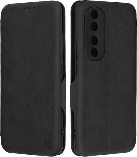 Techsuit Safe Buchen Sie Synthetisches Leder Schwarz (Honor 90 Pro)