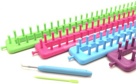 Loom Set de tricotat dreptunghiular 4 piese