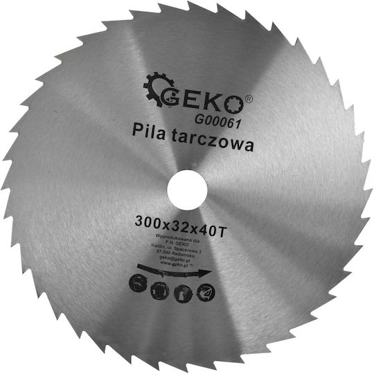 Geko Δίσκος Κοπής Ξύλου 300mm